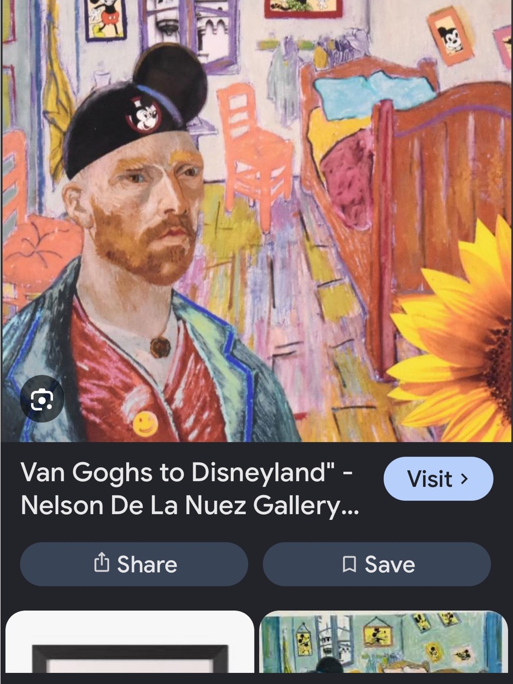 Van Gogh Inspired Pop Art Print - Multicolor